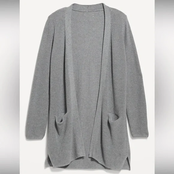 OLD NAVY | Open Front Long Cardigan Sweater Small Petite - Picture 4 of 16